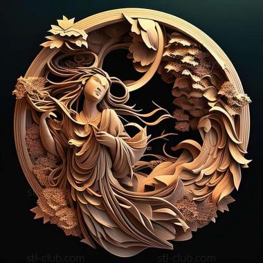 3D model japanese art (STL)